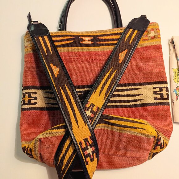 NWT Artemis Design Co. Kilim Tote Bag ~ One of a Kind pattern - Picture 6 of 16